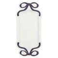 Lavender Ceramic Bow Platter