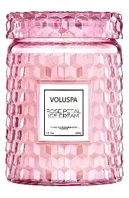 Voluspa | Rose Petal Ice Cream Large Jar Candle