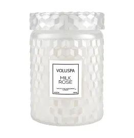 Voluspa | Milk Rose Large Jar Candle