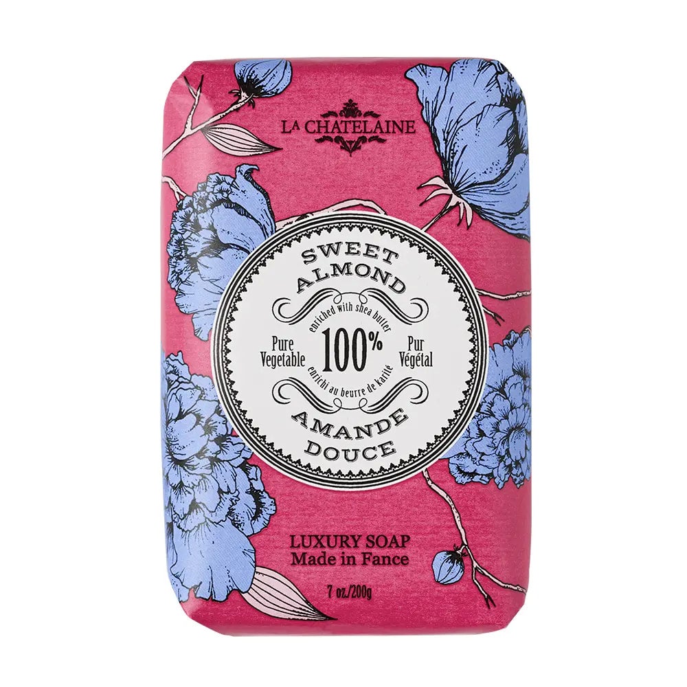 Luxury Hand Soap Wrapped Sweet Almond La Chatelaine