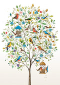 Birds in a Tree Card