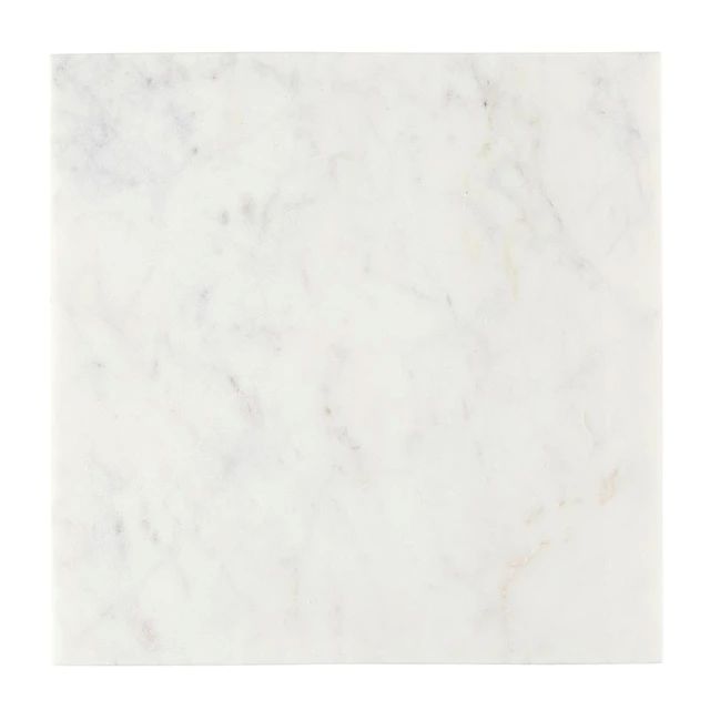 White Marble Serving Board 12 x 12"