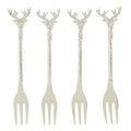 CREATIVE BRANDS | Silver Stag Fork Set of 4
