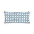 Ida Mae | Elle Plaid Blue Quilted Pillow