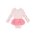 Posh Peanut | Ryleigh Long Sleeve Tulle Bodysuit Skirt Size 3-6 Months