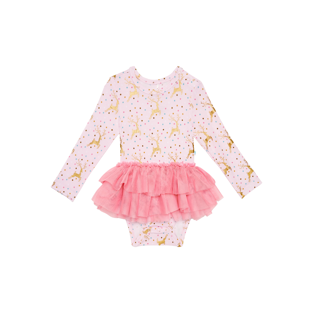 Posh Peanut | Ryleigh Long Sleeve Tulle Bodysuit Skirt Size 3-6 Months