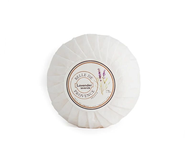Soap Bar 100 gr Round Wrapped Lavender  Belle De Provence
