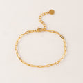 Lover's Tempo | Gold Filled Paperclip Bracelet