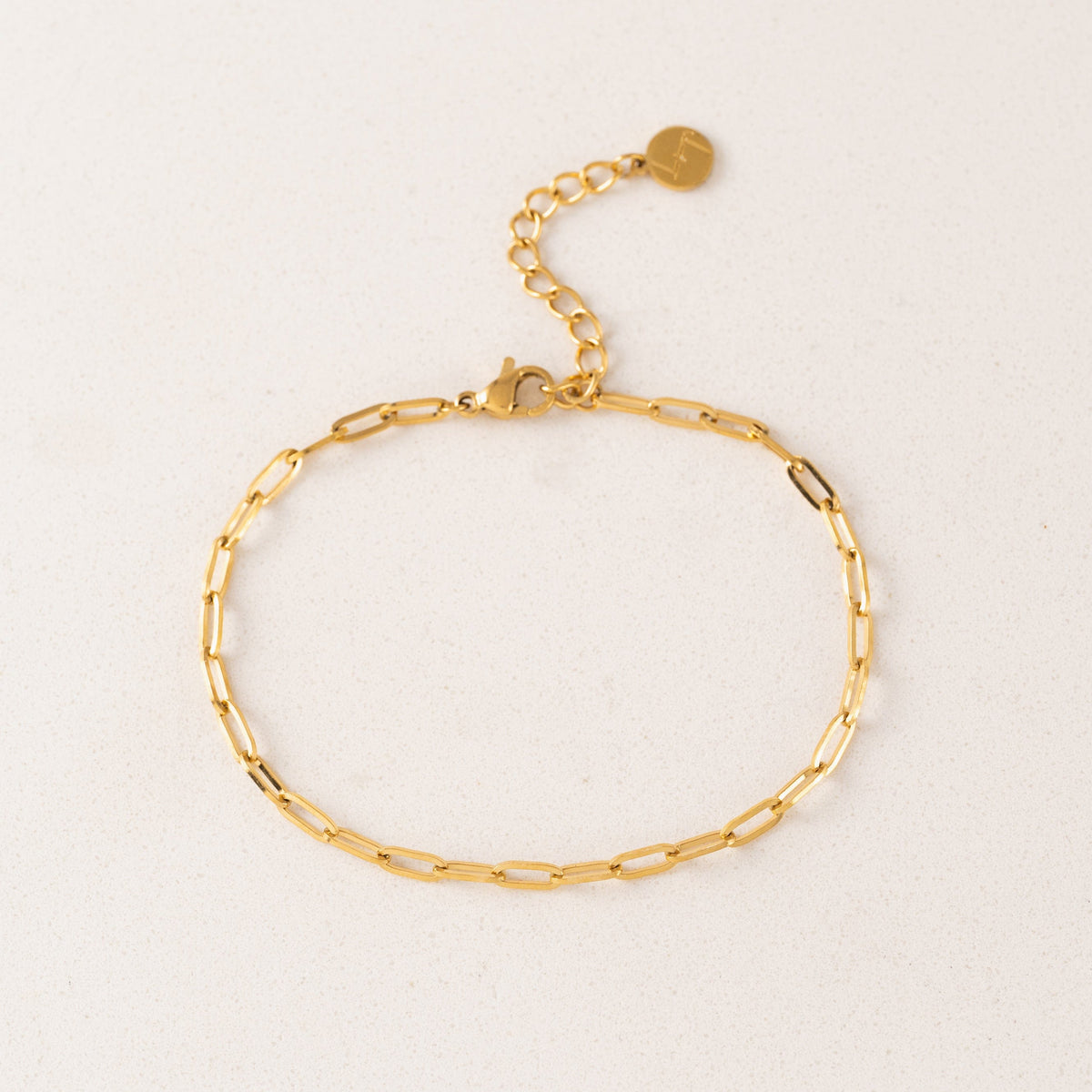Lover's Tempo | Gold Filled Paperclip Bracelet