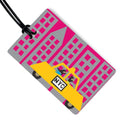 R. Nichols | Pink Taxi Luggage Tag