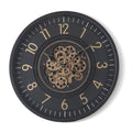 Clock 26 " Black Gear