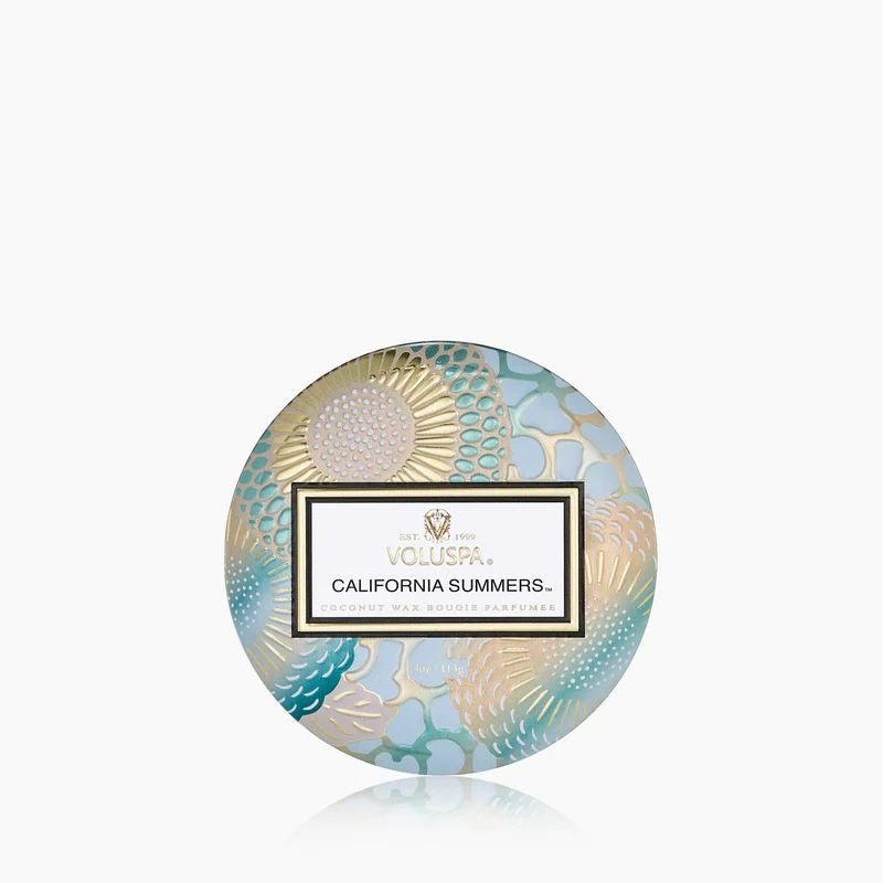 California Summer Mini Tin Candle Voluspa