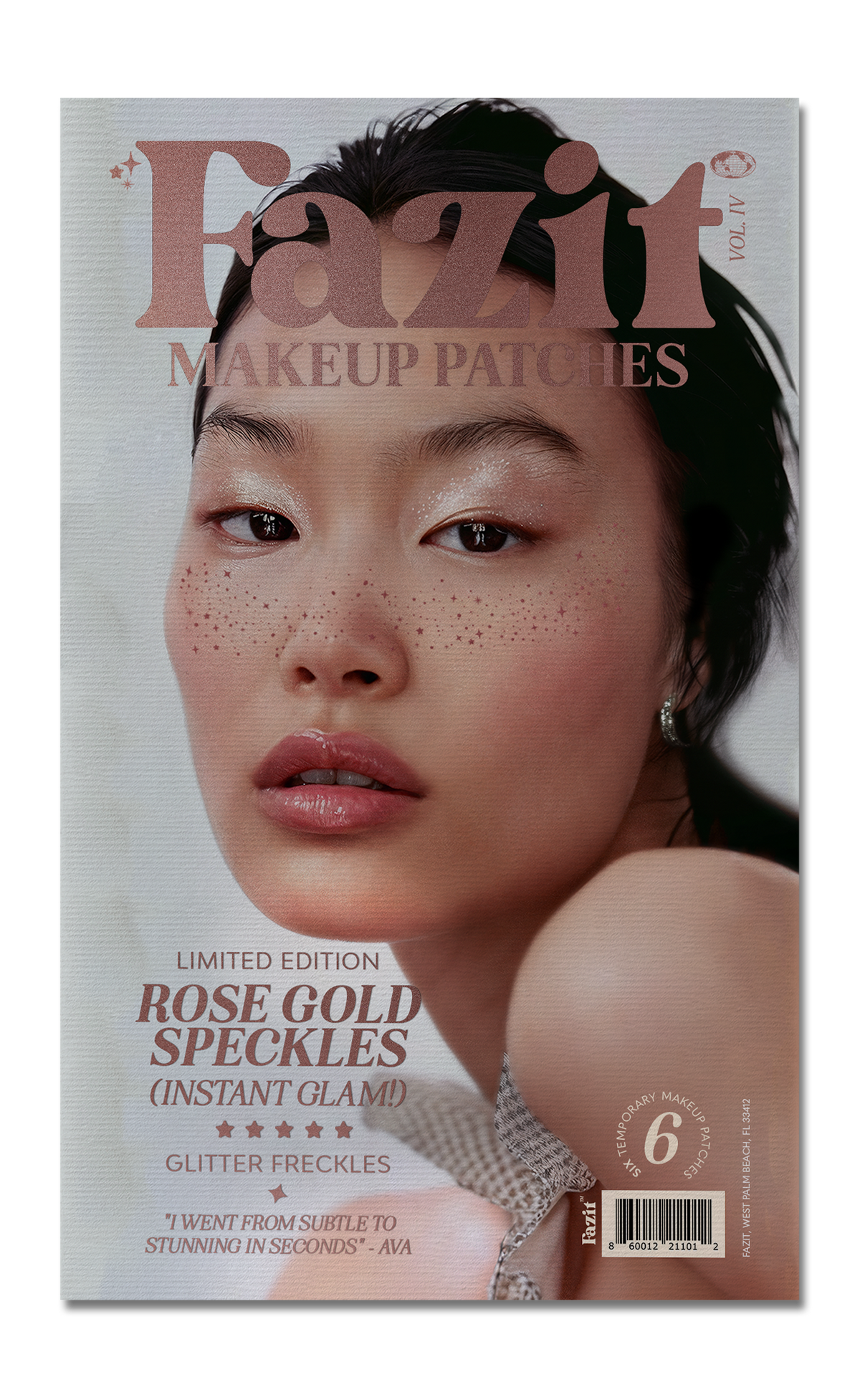 Fazit | Rose Gold Stardust Speckles Makeup