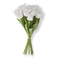 Floral Real Touch Parrot Tulip White