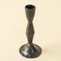 Zora Small Forged Candlestick - Gunmetal