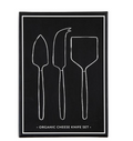 Organic Cheese Knife Set - Black