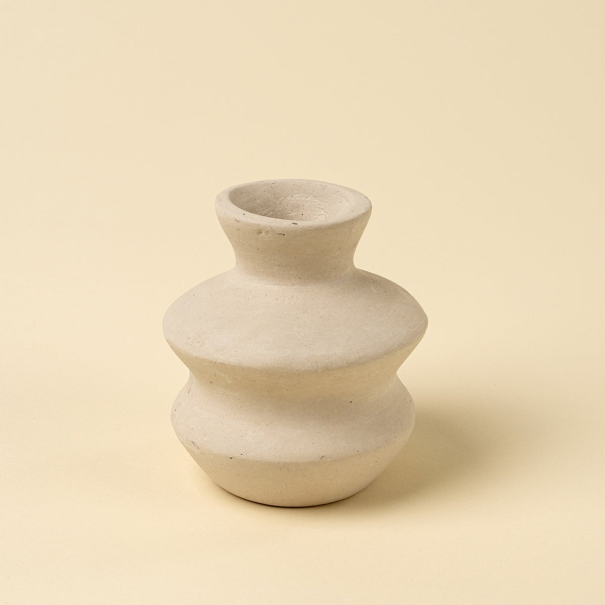 Wave Paper Mâché Bud Vase