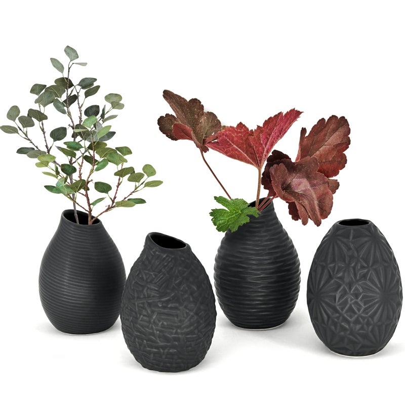 Bia Petite Mini Bud Vases Black Assort