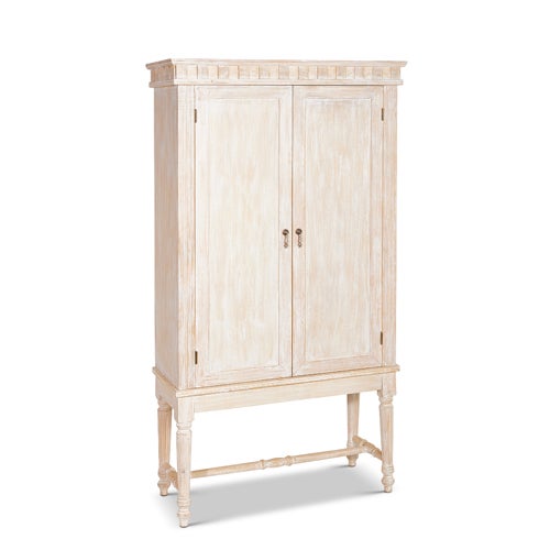 Cabinet White Wash Tall 72.75"