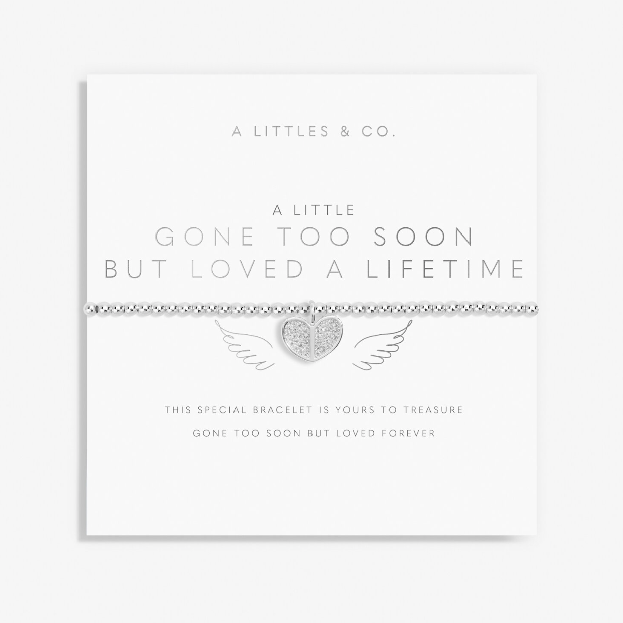 A Littles & Co | Gone Too Soon But Loved A Lifetime Bracelet - Silver