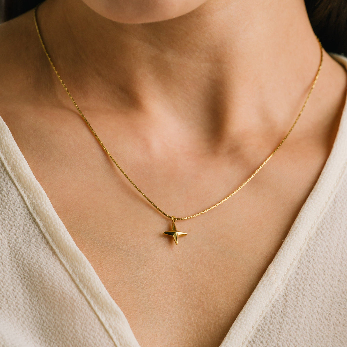 Lover's Tempo | Starboard Charm Gold Necklace