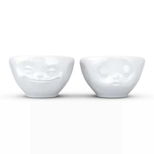 Kissing & Grinning Small Bowl Set of 2