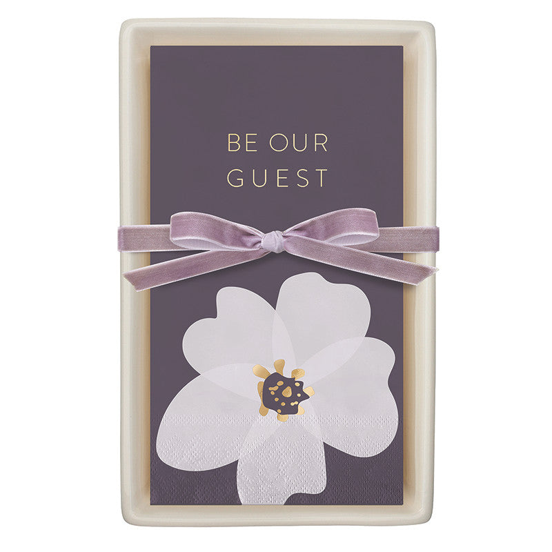 Be Our Guest Napkin Holder with Napkins