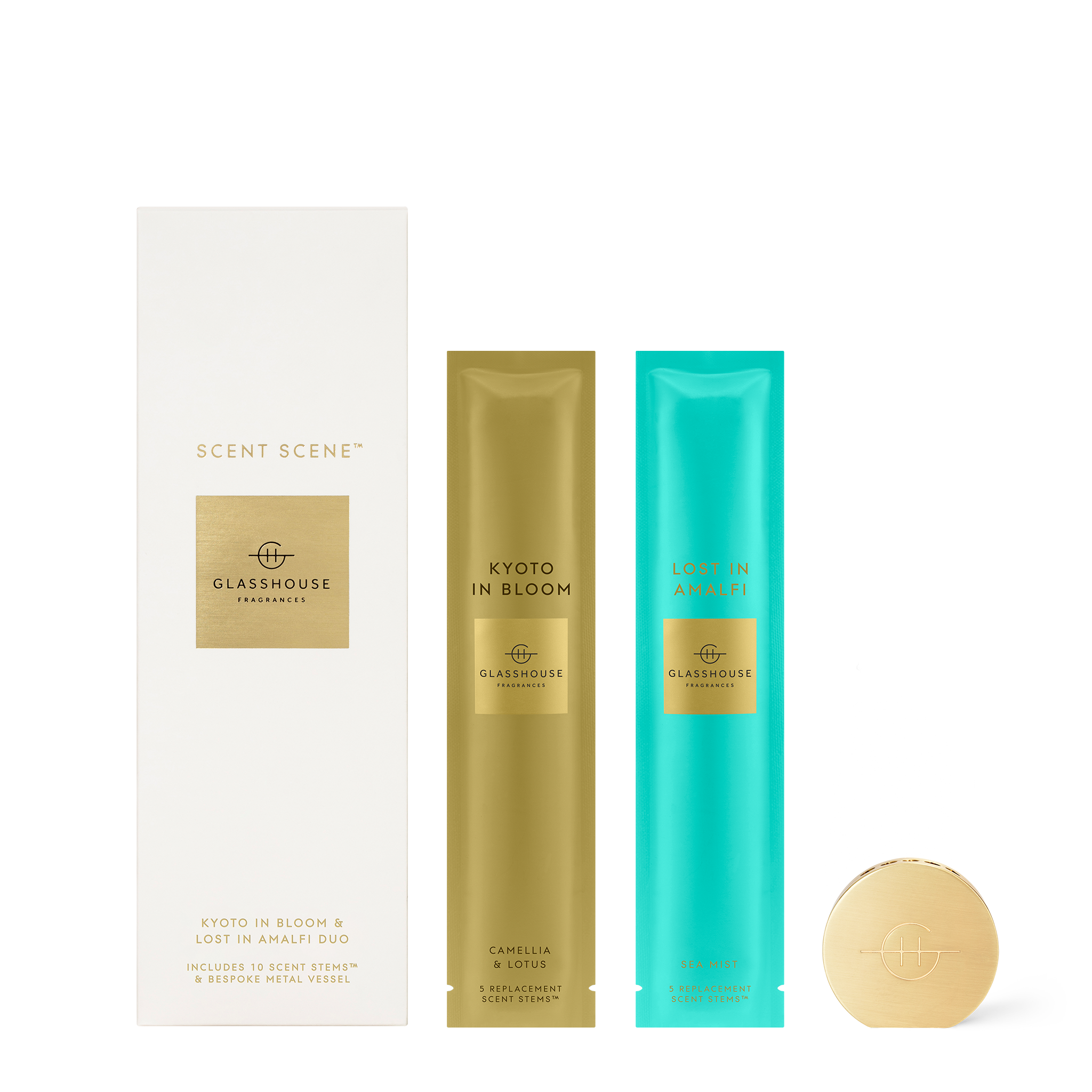 Glasshouse Fragrance Scent Scene Duo – Lost In Amalfi & Kyoto In Bloom