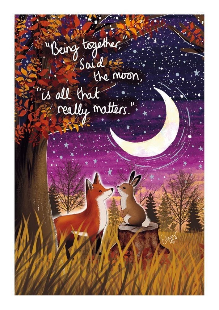 Being Together Said the Moon Card | Incognito