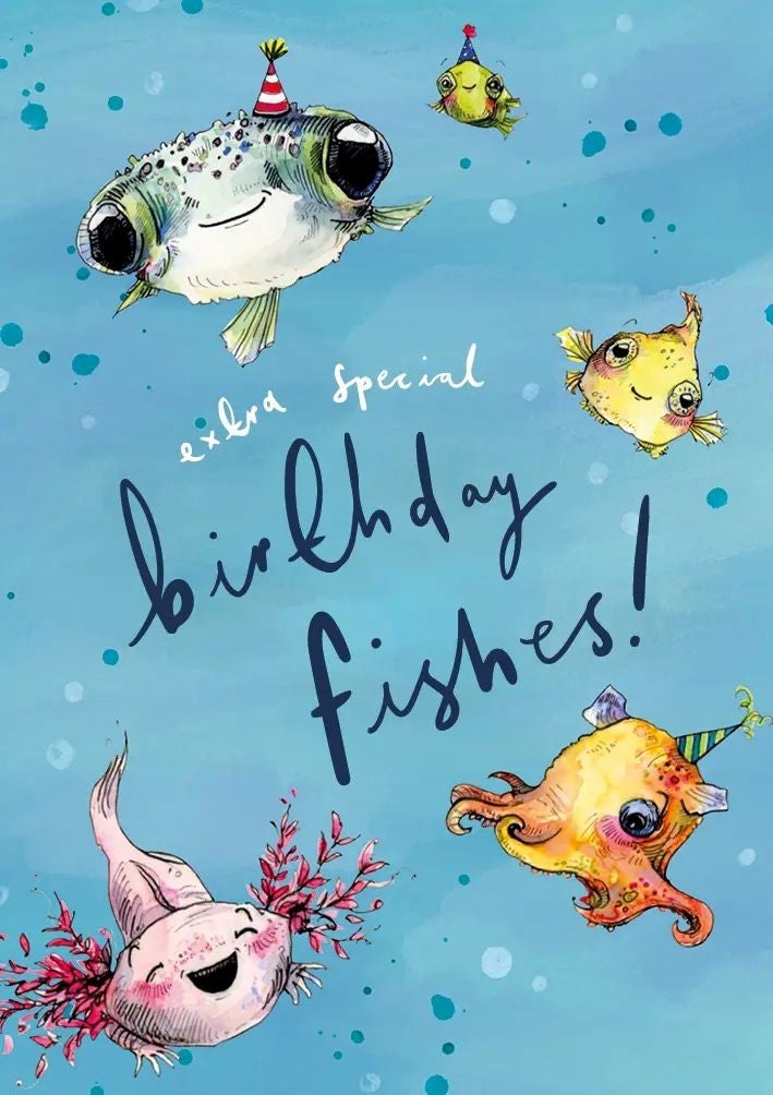 Extra Special Birthday Fishes Card | Incognito