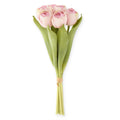 Floral Tulip Real Touch pink 13" 6 Bundle