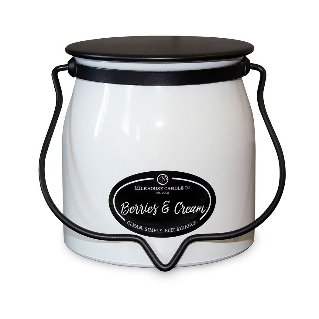 Berries & Cream | 16 oz Butter Jar Candle Milkhouse
