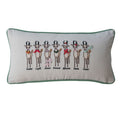 Pillow Lumbar with Santas' Reindeer