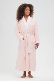 Microfiber Blush Shimmer-Lined Unisex Robe
