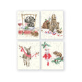 Wrendale Designs Mini Boxed Card Set - Dog, Rabbit, Mouse & Donkey