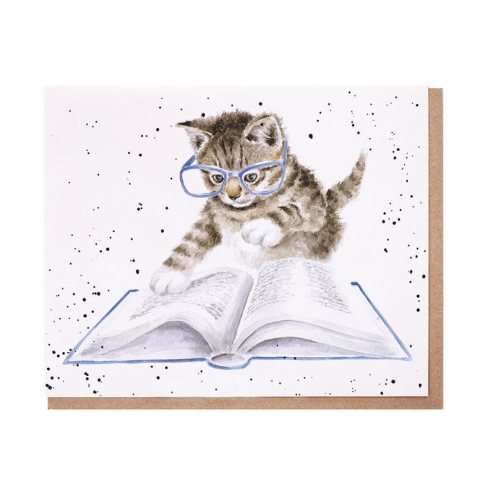 Wrendale Designs Greeting Card - The Bookworm