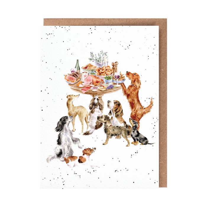 Wrendale Designs | Sunday Lunch Dogs Greeting Card