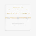A Littles & Co | Faith Hope Courage Bracelet