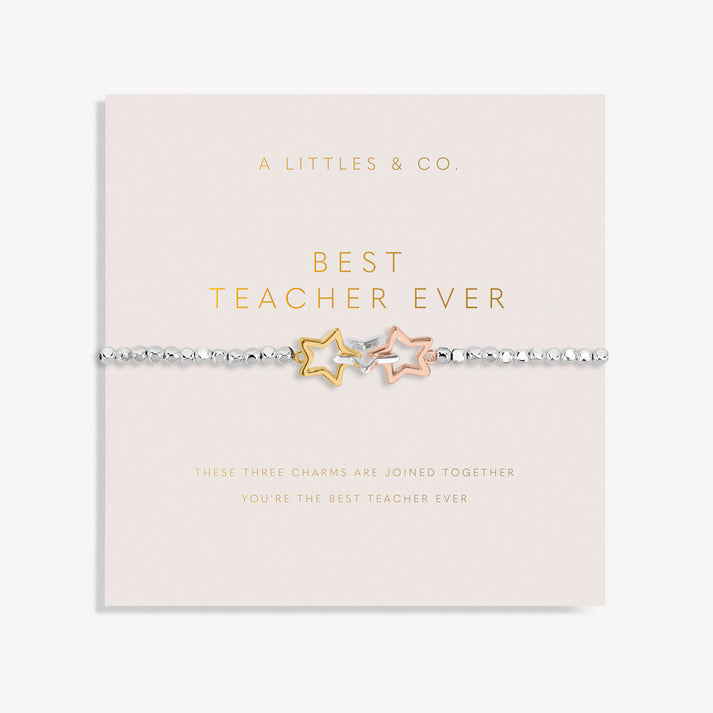 A Littles & Co | Forever Yours Best Teacher Ever Trio Bracelet