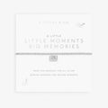 A Littles & Co | Little Moments Big Memories Bracelet - Silver