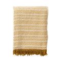 100% Wool Throw - Honey