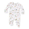 Farm Animal  Footie Newborn Zippered