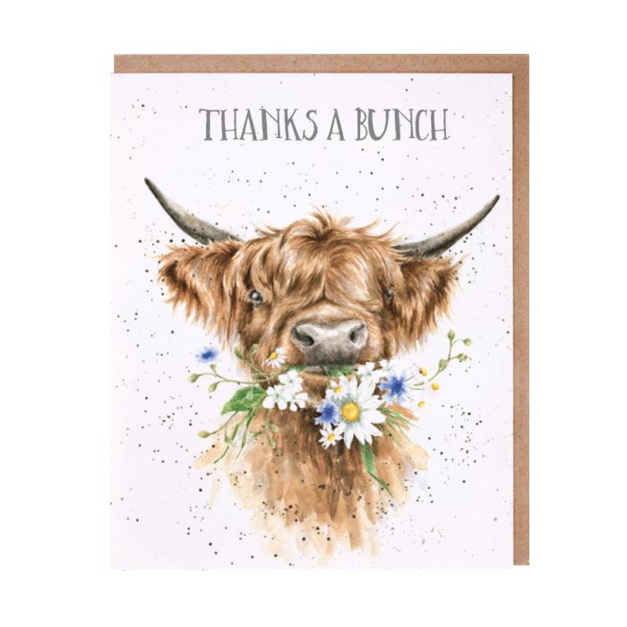 Wrendale Designs Thank You Card - Thanks A Bunch