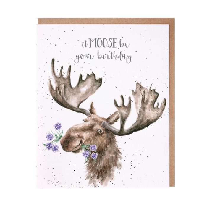 Wrendale Designs | Melvin Moose Birthday Card