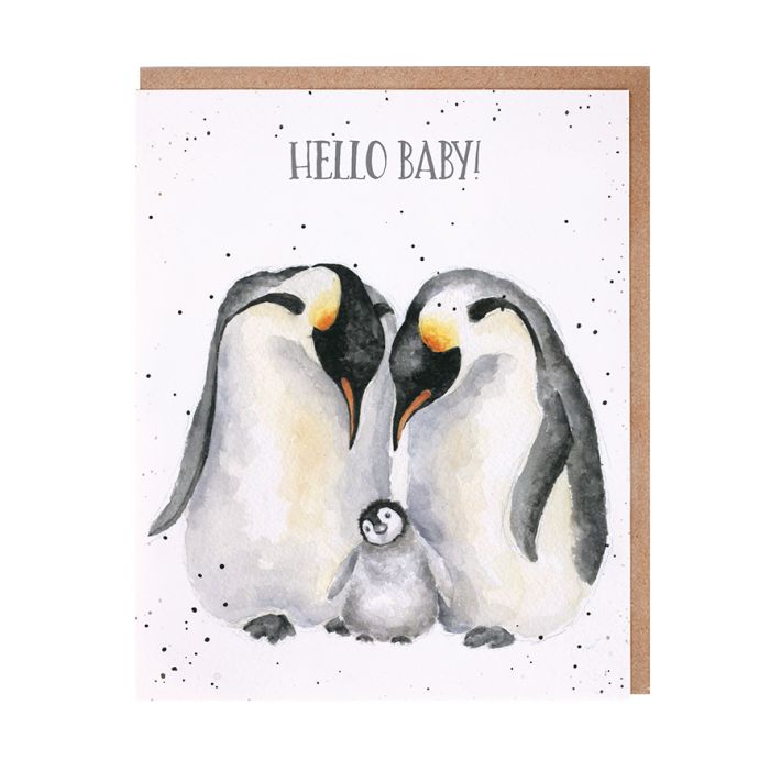 Wrendale Designs | Hello Baby Greeting Card