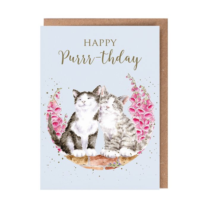 Wrendale Designs | Happy Purrr-thday Card