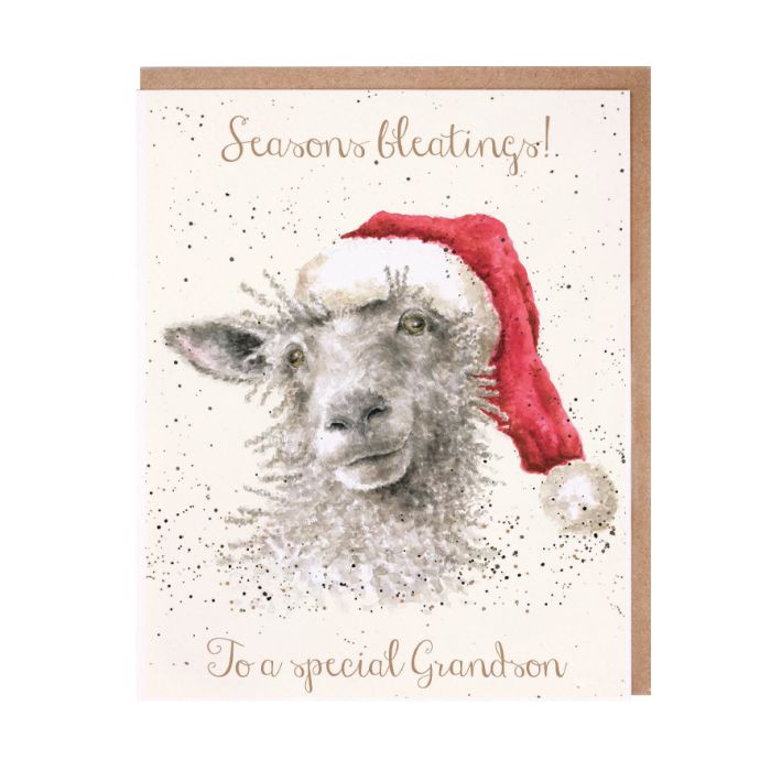 Wrendale Designs | Seasons Bleatings Christmas Card