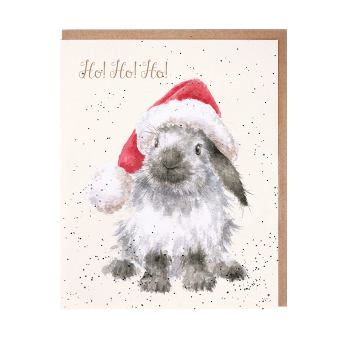 Wrendale Designs | Ho Ho Ho Christmas Card