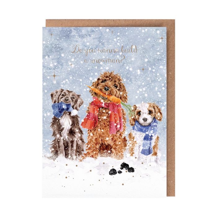 Wrendale Designs | Do You Wanna Build a Snowman Greeting Card