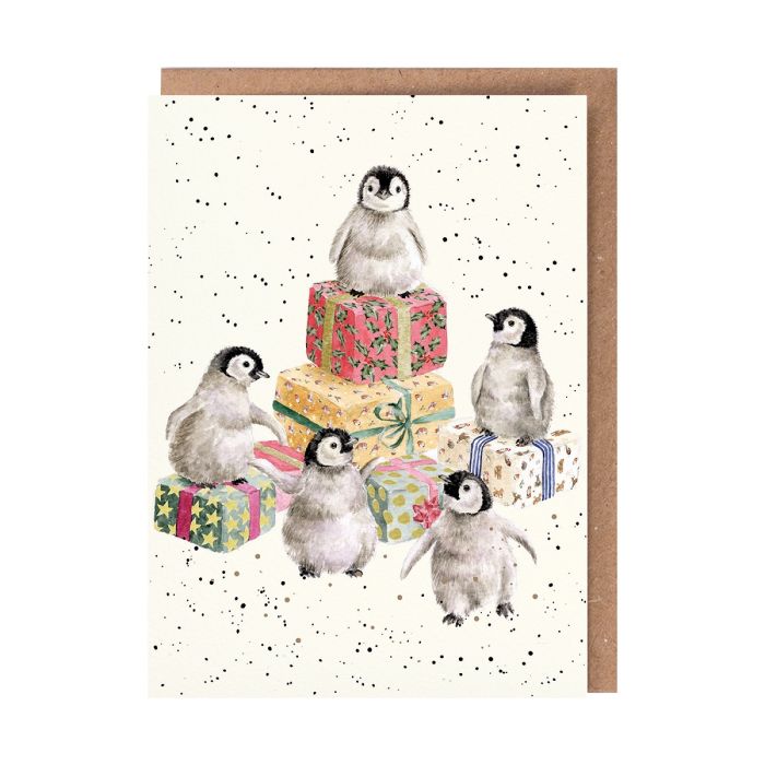 Wrendale Designs | Penguin Pandemonium Christmas Card